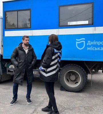 Представники влади Дніпра перевірили умови роботи аварійних бригад, водопровідну насосну станцію та Пункт незламності