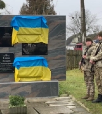 У Корці відкрили меморіальні дошки загиблим Героям