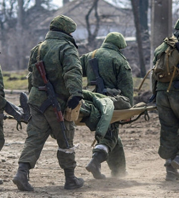 Лікарня Дніпрорудного на Запоріжжі переповнена пораненими загарбниками