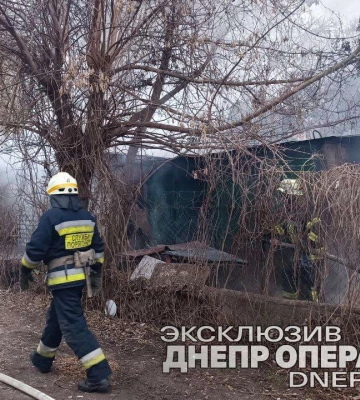 У Дніпрі чоловік при використанні буржуйки спалив гараж