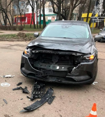 У Кропивницькому на перехрестi сталася аварiя