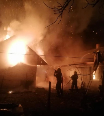 Під час пожежі у Здолбунові травмувався чоловік (ФОТО)