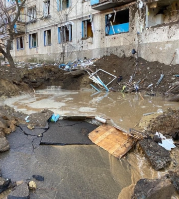 У Донецькій області росіяни вдарили по житловому кварталу з РСЗВ