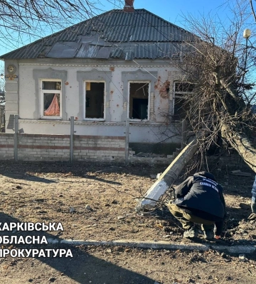 На Харьковщине днем из-за артиллерийских обстрелов ранены мужчина и женщина