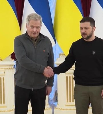 У Київ прибув президент Фінляндії - відео
