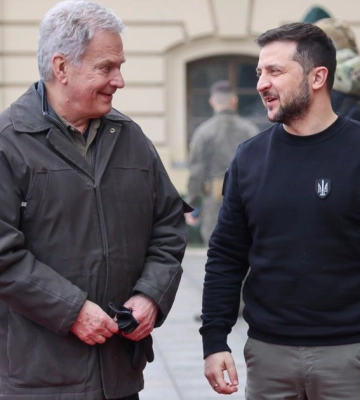 У Київ прибув президент Фінляндії - відео