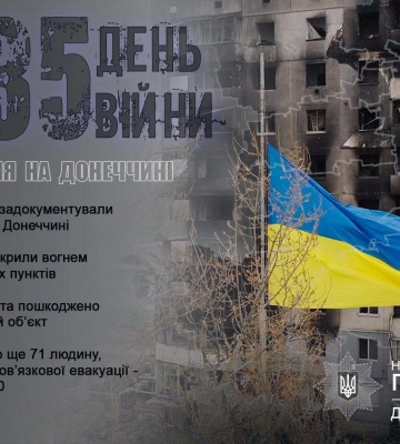 Поліція задокументувала 30 вогневих атак по Донеччині