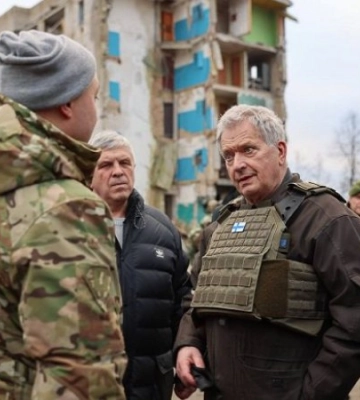 Президент Фінляндії відвідав Бородянку та Бучу: &quot;Звірства, скоєні тут, не повинні залишитися безкарними&quot;