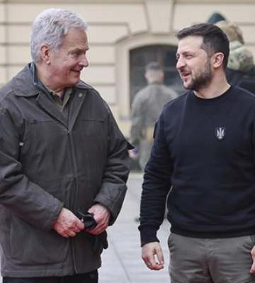 У Київ прибув президент Фінляндії - відео