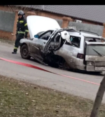 У Бердянську підірвали автомобіль відомої колаборантки