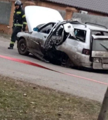 У Бердянську підірвали авто відомої колаборантки - соцмережі