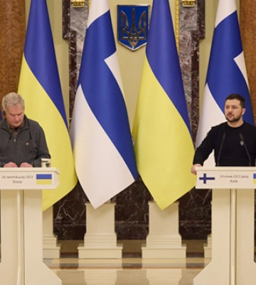 Зеленский надеется на поддержку Финляндии по поводу вступления Украины в НАТО