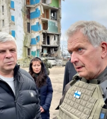 Президент Фінляндії відвідав Бородянку та Бучу: &quot;Звірства, скоєні тут, не повинні залишитися безкарними&quot;