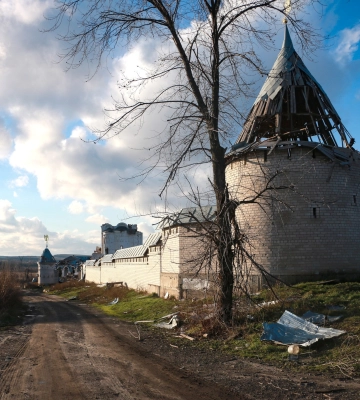 Нацгвардія показала краєвиди вздовж дороги з Харківщини на Донбас 