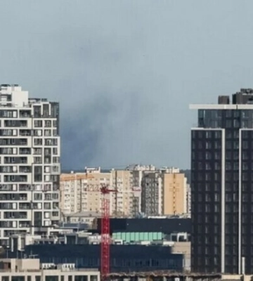 В Киеве ракета попала в нежилую застройку, есть погибший и раненые