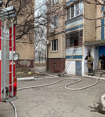 У Кривому Розі під час пожежі у житловому будинку врятували двох жінок