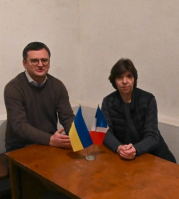 Кулеба поспілкувався з французькою колегою у підвалі Одеської опери