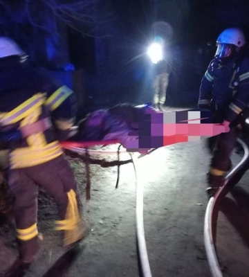 На Волині під час пожежі врятували бабусю, вона - у важкому стані