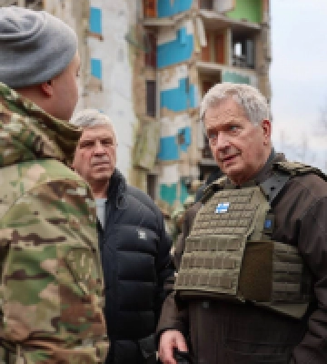 Президент Фінляндії відвідав Бучу та Бородянку