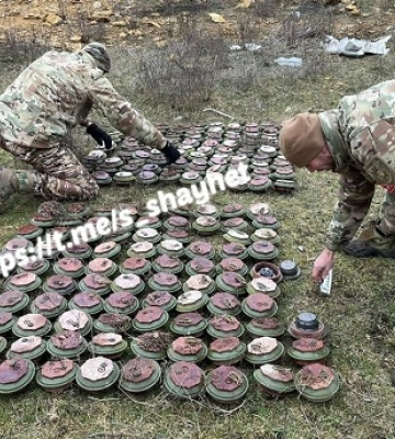 У селищі на Миколаївщині виявили 200 мін окупантів