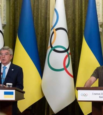 Розчарований заявами, – Зеленський запросив главу Міжнародного олімпійського комітету в Бахмут