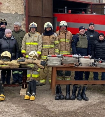 На Херсонщині відкрито підрозділ місцевої пожежної охорони