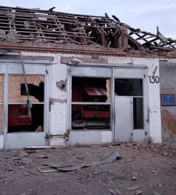РФ обстріляла пожежно-рятувальну частину в Гуляйполі на Запоріжжі — ДСНС