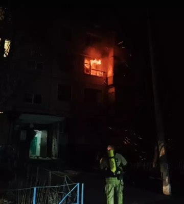 У Нікополі вночі палала квартира