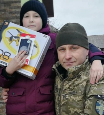 На Волині другокласник віддав 3 тисячі гривень на тепловізор військовому