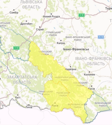 Помірна сніголавинна небезпека у Карпатах