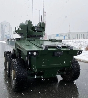 Армія окупантів виставить проти танків Leopard своїх роботів 