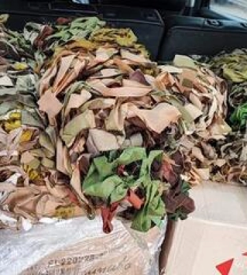 Полтавські волонтери сплели 90 тисяч квадратних метрів маскувальних сіток
