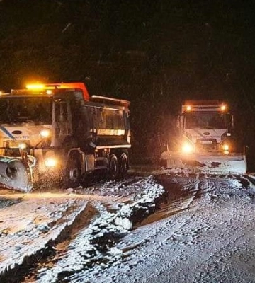 На Одещині продовжують ліквідувати наслідки негоди: інформація для водіїв великовантажного транспорту
