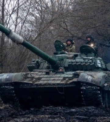 Карта бойових дій в Україні за 25 січня