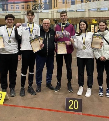 Сумські юніори з медалями на чемпіонаті України зі стрільби з луку