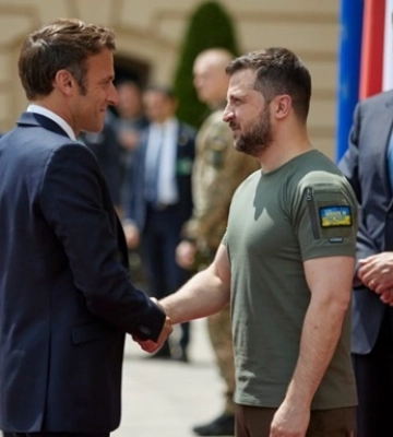 Президент Зеленський написав листа президенту Макрону через можливий допуск російських спортсменів на Олімпіаду в Парижі