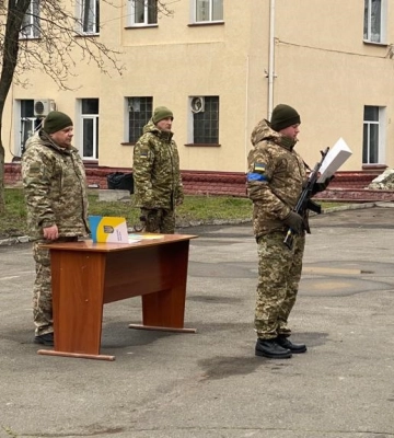 У Луцьку склали присягу мобілізовані прикордонники