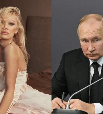 Отримував від мене задоволення, – Памела Андерсон згадала, як зустрілась з Путіним у Кремлі
