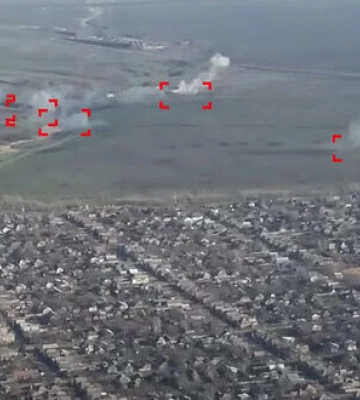 Бои в пригороде Бахмута: Работа подразделения разведки Terra. ВИДЕО