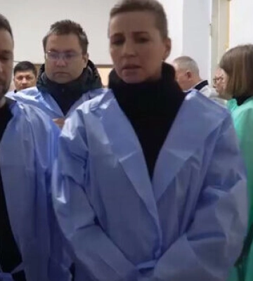 Зеленський та прем’єрка Данії Фредеріксен відвідали поранених захисників у шпиталі Миколаєва. ВIДЕО