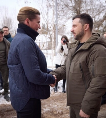Зеленський зустрівся з прем&#039;єром Данії в ході свого візиту до Миколаєва