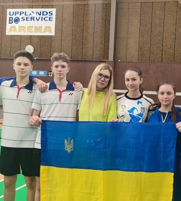 На Гран-прі у Швеції успішно виступили юні миколаївські бадмінтоністи
