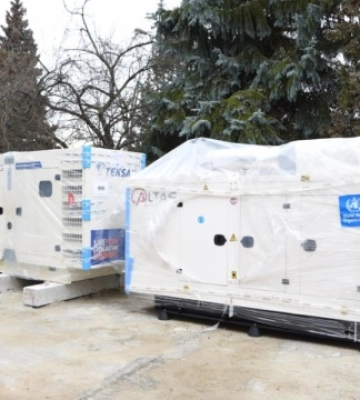 Івано-Франківські медзаклади отримали три потужні дизельні генератори