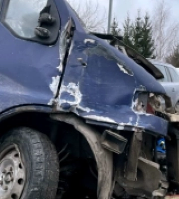 На Рівненщині розбився водій буса: пошкоджені п&#039;ять авто