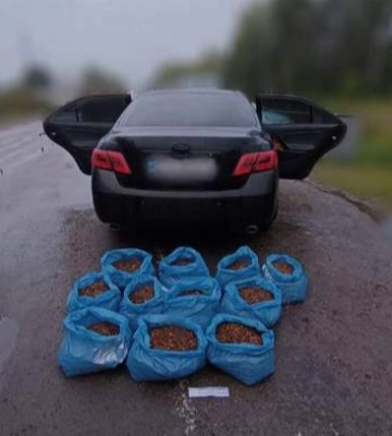 На Волині в авто рівненчан виявили понад 100 кілограм бурштину