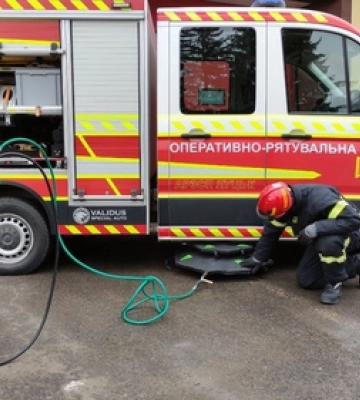 Луцькі рятувальники випробували нове обладнання для ліквідації наслідків аварій