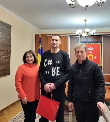 7 місяців був у російському полоні: на Волині зустріли звільненого капітана Георгія Крушельницького