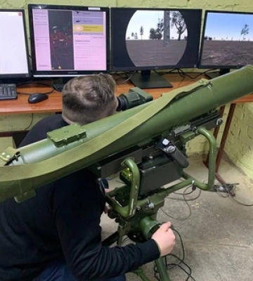 Волинські гвардійці вчаться стріляти з протитанкових ракетних комплексів 