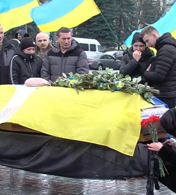 У Рівному провели в останню дорогу Олександра Шегеру (ВІДЕО)