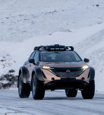 Электрокроссовер Nissan Ariya отправится в автопробег от северного до южного полюса 